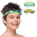 Kids Swim Goggles || Swimming Goggles for Kids (Age 2-8 years old) with Fun Car Hardcase for Easy Transportation || Cushioned Frames || Anti Fog Lenses || UV Protection ||