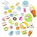 30 Pack Squishies Slow Rising 3 Jumbo + 9 Medium + 18 Mini Cake Donut Bread Bun Panda Fruit Scented Stress Reliever Squishy Food Toys Kids Party Favors Backpack Decorations By Hyanwoo
