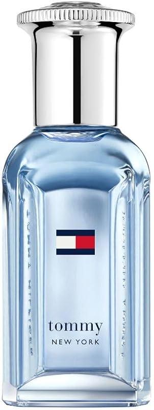– Tommy New York Eau de Toilette 30 ml – Perfume Masculino – Fragrância Fougère Picante – Notas Picantes e Amadeiradas – Frasco de Vidro Azul