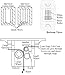 Roman Shade Cord Locks-3 Slots-Max 6 Cords