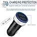 Car Charger 2.1A Dual USB in-Car Charger Adapter Quick Car Charger Compliable with iPhone, Samsung Galaxy, LG, Huawei, Moto, Kindle and More (Black)
