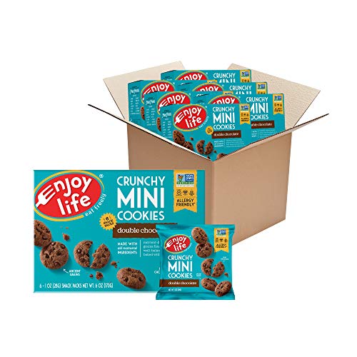 Enjoy Life Crunchy Mini Double Chocolate Cookies, Nut Free Cookies