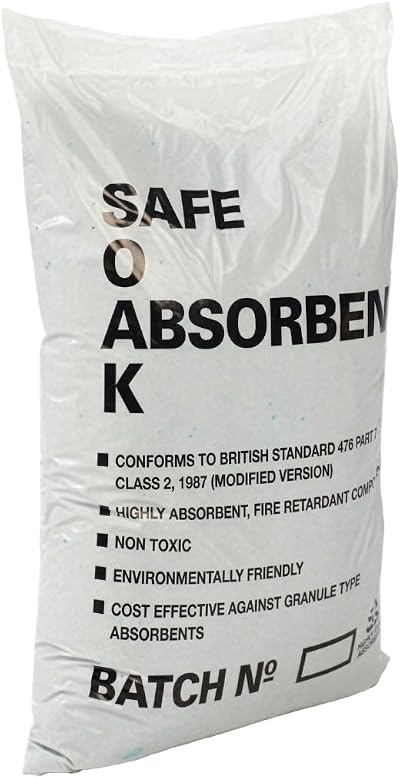BearTOOLS Spill Absorbent Granules 30L Fire-Resistant for Indoor Outdoor Use