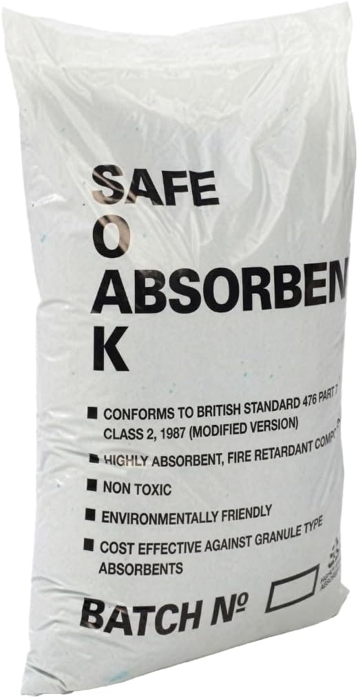 BearTOOLS Spill Absorbent Granules 30L Fire-Resistant for Indoor Outdoor Use