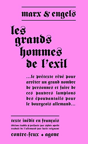 Les  grands hommes de l'exil