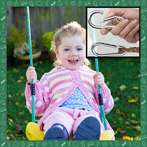 Jaques of London Premium Adjustable Schaukel Seil | Schaukel | Schaukel Garten | Schaukel Outdoor | Schaukel Kinder… – Bild 6