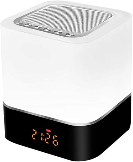 smart alarm lamp with speaker