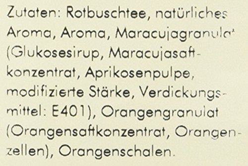Quertee Rotbuschtee "African Summer" mit Geschmack nach Orange und Maracuja - Rooibos Tee (250 g) – Bild 5