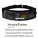 GEARWEAR Running Phone Holder for Women and Men|Runner Running Belt Waist Band for Workout Fitness Walking Jogging Exercise Sport