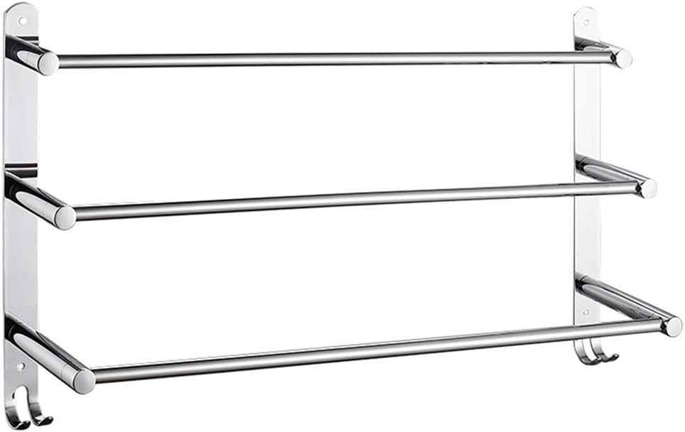 L1 Toallero de baño Moderno a Prueba de Herrumbre de Cobre Cromado de 3