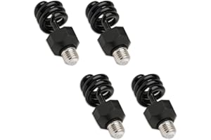 lumenivo 13W CFL Blacklight Bulb Spiral Black Light CFL Bulb E26 Medium Screw Base for Halloween, Party, Decorative Lighting - Glow in The Dark Effect - 120V - 4 Pack
