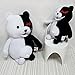 25cm Dangan Ronpa Super Danganronpa 2 Mono Kuma Black&White Bear Plush Doll Toy by HiRudolph