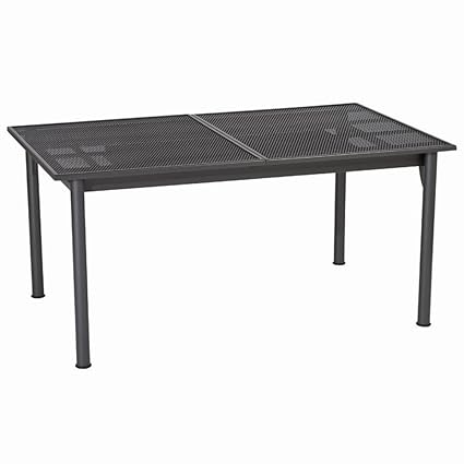 Siena Garden Ausziehtisch Tische, 152/201/250 x 90 x 72cm, Gestell: in graphit, Tischplatte: Streckmetall