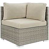 Modway Repose Wicker Rattan Outdoor Patio Corner