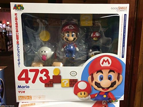 2015 Good Smile Japan Super Mario Nintendo Nendoroid Figure MIB - 473 MARIO