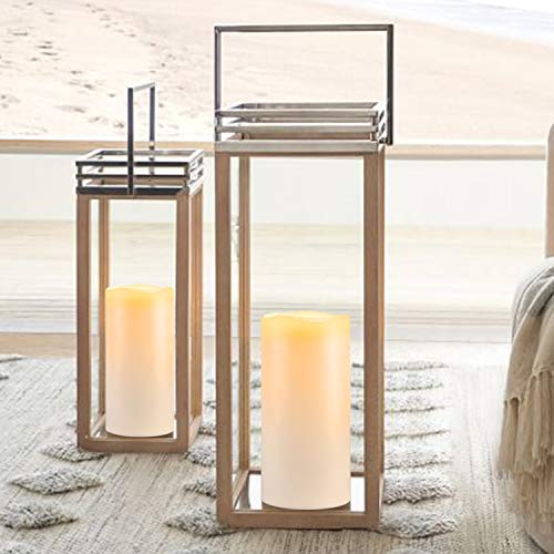 Amagic 8” x 4” Outdoor Waterproof Candles with Remote Control, Battery