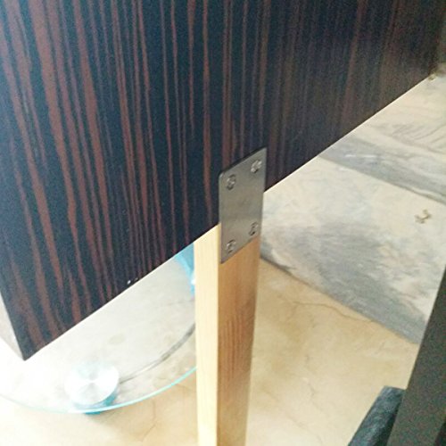 6 Quality+Yes+Stainless+Straight+Brackets