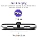 Tronsmart 10000mAh External Battery Charger, Ultra-Compact Travel Charger, Genuine Leather Portable Power Bank with Built-in Lightning Cable for iPhone iPad iOS Android Phone
