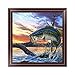 Wrisky DIY 5D Fish Diamond Embroidery Rhinestone Painting Cross Stitch Home Decoration