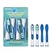 AGPtEK® 2X Pack 4 Replacement Toothbrush Oral B Sonic Compatible with Oral-B Sonic, Sonic and Sonic Complete Vitality