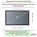 22 inch Computer Privacy Screen Filter for Widescreen Computer Monitor - 16:10 Aspect Ratio - Premium - Reversible Anti-Glare Protector - Privacy for Data Confidentiality by AirMat