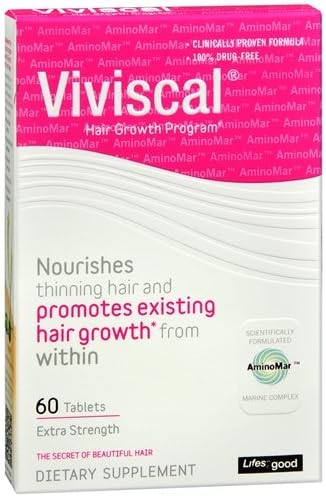 Viviscal Hair Growth Program, Extra Strength, Tablets 60 ea,2 PACK