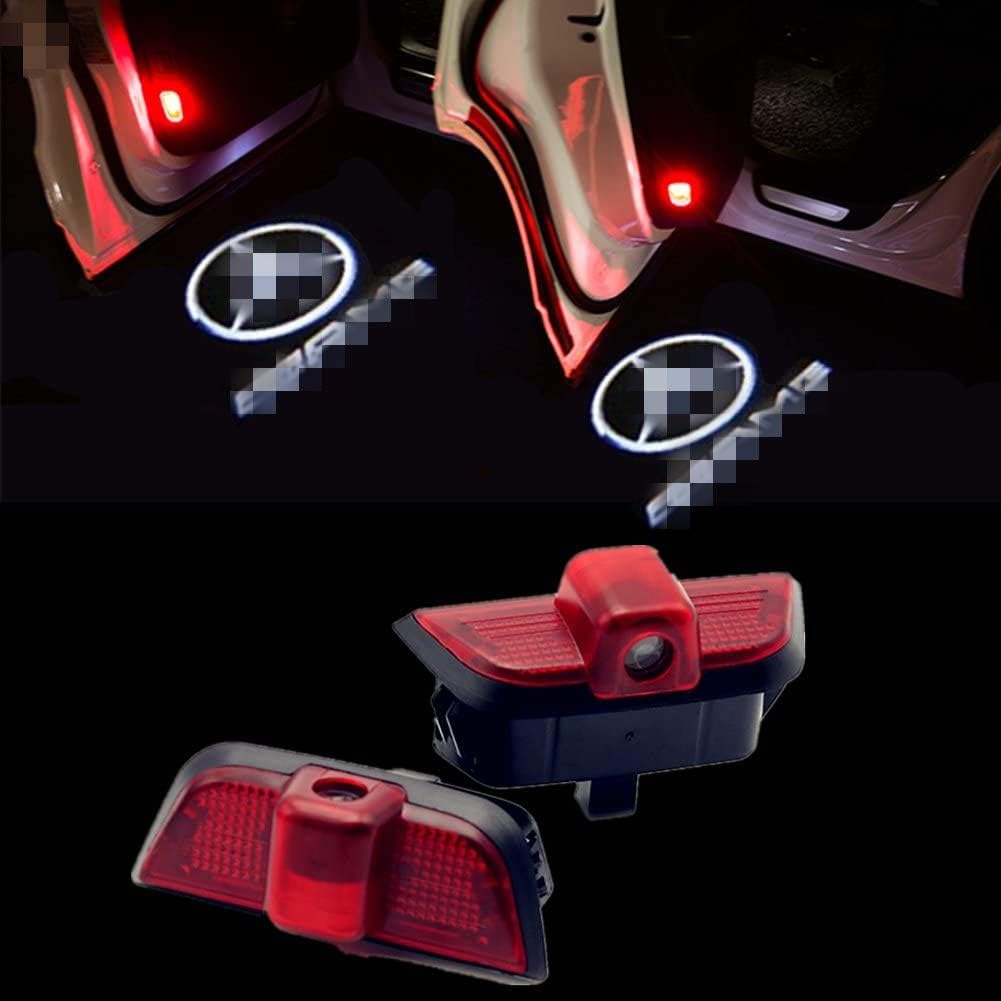 HUAYIN 2 pcs LED car door projector logo welcome light ghost shadow light