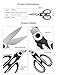 Multifunction Kitchen Shears Stainless Steel Heavy Sharp Scissors Nut Cracker Opener