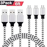 Micro USB Cable, Xcords USB 2.0 to Micro USB Android Charger Cable, High Speed USB Sync and Charging Cord for Android Phones, Tablets, PS4, Xbox One and More(3Pack 6FT)
