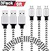 Micro USB Cable, Xcords USB 2.0 to Micro USB Android Charger Cable, High Speed USB Sync and Charging Cord for Android Phones, Tablets, PS4, Xbox One and More(3Pack 6FT)