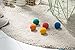 Arospa Colorful Super Bouncy Rubber Dog Fetch Ball 5 Colors/Pack (Colorful)
