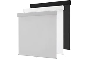 ANPARK Cordless Roller Window Shades,100% Black Out Shade for Windows,Thermal Insulated UV Protection Window Blinds,Door Blinds,Blackout Shades Pull Down for Home,Office,Easy to Install,35" W x 72" H, Grey