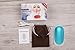 5200mAh USB Rechargeable Electric Hand Warmer,Vshow Baby Dolphin Double-Side Pocket Warmer /Emergency Phone Charger for iPhone /Samsung Galaxy - Blue