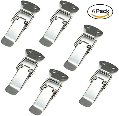 Toggle Latch Stainless Steel Toggle Spring Loaded hinges for Luggage,Toolbox,Drawer,Trunk,Case,Box and Chest(6 pcs of pack) by A-Grace