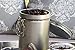 Canister Set with Airtight Lids - Kitchen Canisters for Tea Coffee Sugar Storage, Latching Tea Tin Container, Stainless Steel Coffee Canister with Clamp Lid - 12 oz (Set of 1)