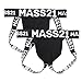 MASS21 Men's Elastic Low Rise Underwear Thong Cotton Jockstrap Supporter Size XL