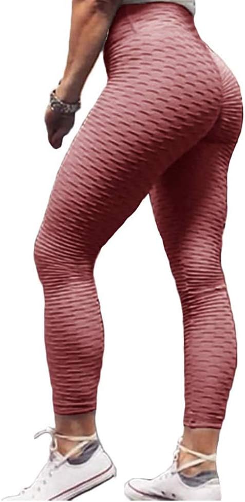 12 Colorways High Waisted Leggings for Women Butt Lifting Slimming Leggings Textured Stretchy Sexy Yoga Pants