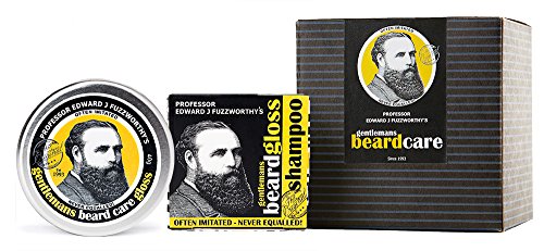 Beard Care Kit Professor Fuzzworthy Beard Care Conditioner Balm & Best Beard Shampoo Bar | 100% Natural Chemical Free | Organic Essential & Kunzea Oils | Tasmania Australia