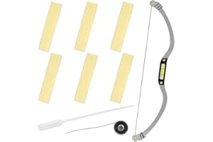 AUTSUPPL Professional Bow-shaped Eyebrow Ruler Silver Eyebrow Shaping Kit with Level Measure Tool for Tattoo