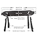 PELLOR Stand Up Offshore Fishing Gimbal Padded Fighting Belt Waist Rod Holder Shoulder Back Harness (Black) (Black, Large (Waistline: 34-50inch))
