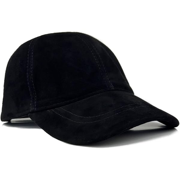 Amazon.com: Suede Genuine Leather Baseball Adjustable Unisex  display picture 2