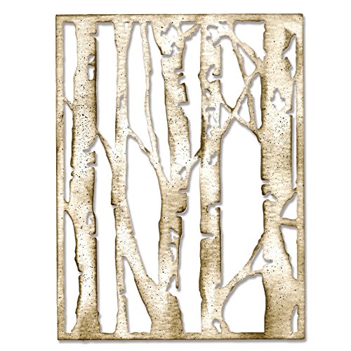 Sizzix 660994 thinlits die, birch trees by tim holtz