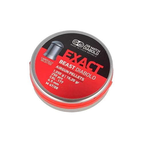 JSB Exact .177 Caliber Air Gun Pellets - Precision Round Nose For Target Shooting