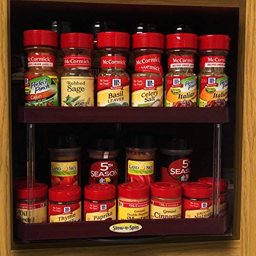 Stow N Spin Original Wine Pantry Storage And Organization 2 Tier