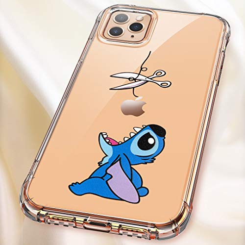 Logee TPU Cute Cartoon Clear Case for iPhone 11 Pro Max Fun