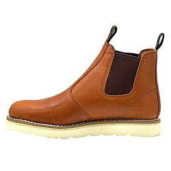 Golden Fox Work Boots 6" Men's Western Romeo Wedge