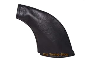 The Tuning-Shop E brake Boot compatible with Mazda Miata NA 1989-1997 Black Genuine Leather