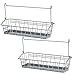 Set of 2 Ikea Steel Wire Basket Spice Rack Hang or Free Standing Kitchen Storage Holder (1-PACK)