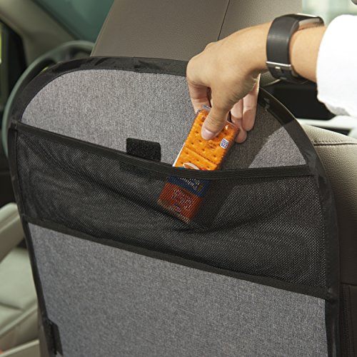 Evenflo Car Seat Kick Mat with Storage Pocket, Black