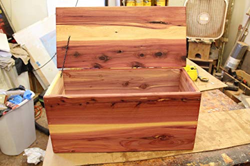 Cedar chest, jewelry box, storage chest, chest, wooden box, cedar box, trinket chest - Thumbnail 3